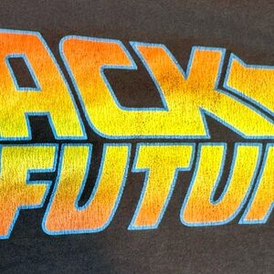 Back to the Future Graphic Tee-single stich-size S(18x25)